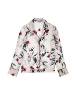 Violet & Wren Sale Trailing Guava Pyjama Shirt