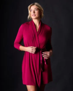 Fleur't Robe With Silk Ties