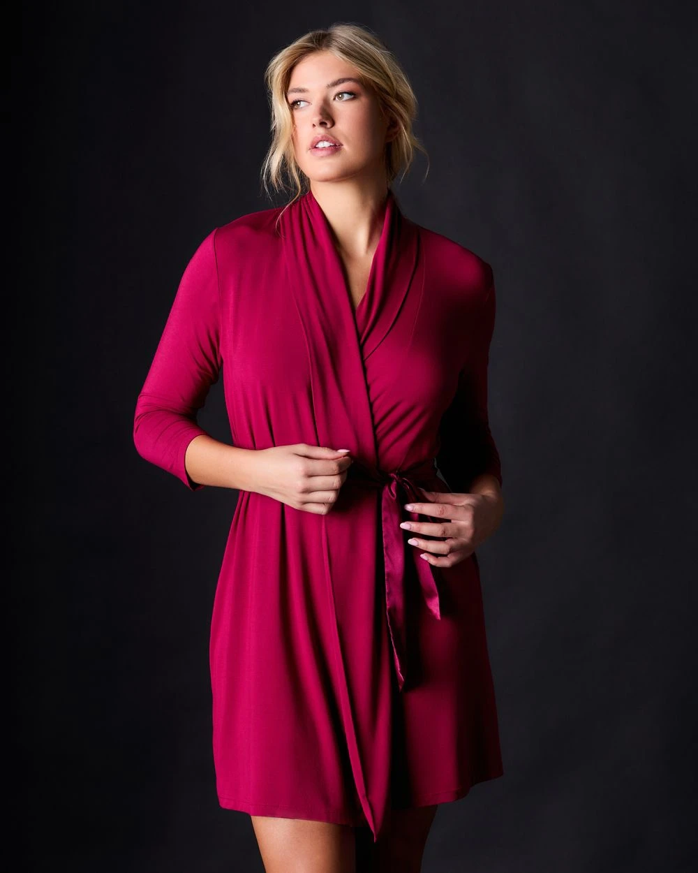 Fleur't Robe With Silk Ties 4 Fleur't Robe With Silk Ties