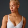 Chantelle DD+ Orangerie Lace Plunge Bra 1 Chantelle DD+ Orangerie Lace Plunge Bra