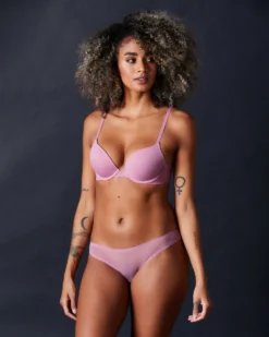 OnGossamer DD+ Sleek Micro Push Up Bra With Lace