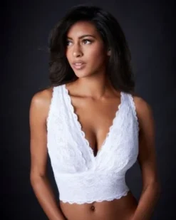 Cosabella Never Say Never Curvy Plungie Longline Bralette Bras