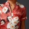 Violet & Wren Desert Bloom Short Sleeve Pyjama Shirt 2 Violet & Wren Desert Bloom Short Sleeve Pyjama Shirt