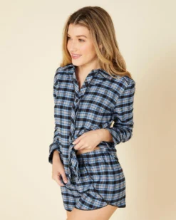Cosabella Bella Warm Long Sleeve & Boxer Pajama Set