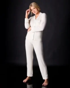 Journelle Chevron Down Icon Lilly Long Sleeve & Pant Pajama Set