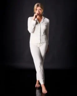 Journelle Chevron Down Icon Lilly Long Sleeve & Pant Pajama Set