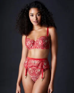 TeAmore Spotlight Embroidered Balcony Bra