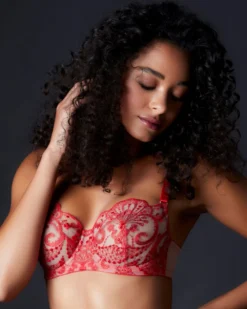 TeAmore Spotlight Embroidered Balcony Bra