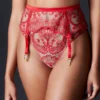 TeAmore Spotlight Embroidered Suspender Belt