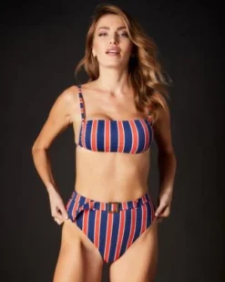 WeWoreWhat Swimwear Emily High Waisted Bottom