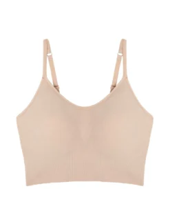 OnGossamer Cabana Cotton Seamless Crop Cami Bralette Bras