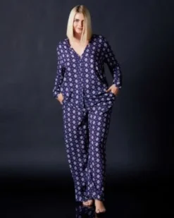 Hanro Woven Long Sleeve Pajama Shirt Sale