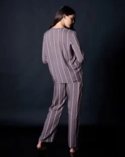 Hanro Woven Long Sleeve Pajama Shirt Sale