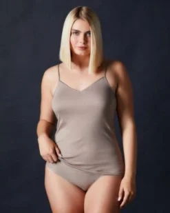 Hanro Cotton Seamless V Neck Cami Sale