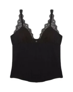 Only Hearts Eco Rib With Lace Lily Cami