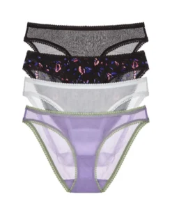 OnGossamer Mesh Hip Bikini 4 Pack