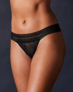 Kiki De Montparnasse Sundial Lace Thong Kiki De Montparnasse