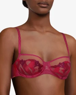 Chantelle Montaigne Lace Unlined Demi Bra DD+
