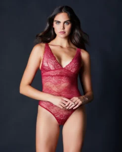 Samantha Chang All Lace Boudoir Bodysuit And More