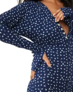 Free People Intimately FP Chevron Down Icon Sleep In Romper