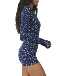 Free People Intimately FP Chevron Down Icon Sleep In Romper