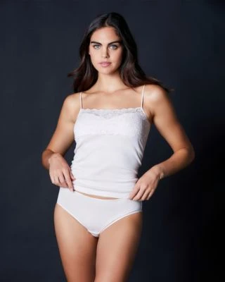 Hanro Sale Luxury Moments Spaghetti Camisole 4 Hanro Sale Luxury Moments Spaghetti Camisole