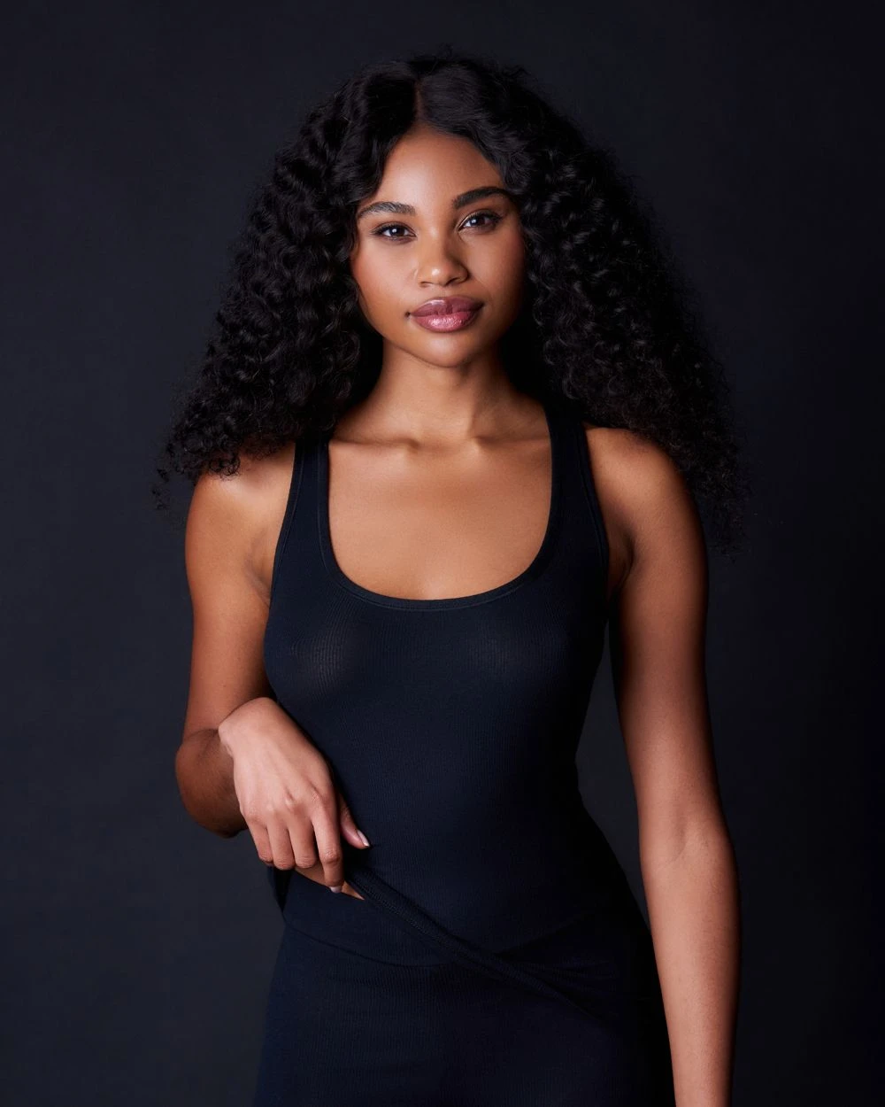 Collezione Privata Fine Rib Racerback Tank 3 Collezione Privata Fine Rib Racerback Tank