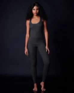 Collezione Privata Fine Rib Racerback Tank