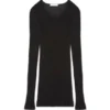 Collezione Privata Sale Wool & Silk Long Sleeve Rib