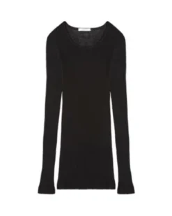 Collezione Privata Sale Wool & Silk Long Sleeve Rib