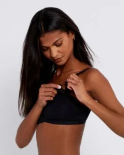 Pea In The Pod Bras Mesh Trim Crossover Nursing Bra 8 Pea In The Pod Bras Mesh Trim Crossover Nursing Bra