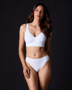 OnGossamer Cabana Cotton Seamless Built Up Wire Free Bra Bras