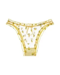 Le Petit Trou Citron Ruffled Briefs Underwear
