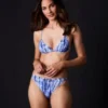 Solid & Striped Swimwear Shibori Print Lulu Bikini Top