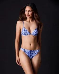 Solid & Striped Shibori Print Tati Bikini Bottom