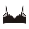 Samantha Chang Jet Set Mesh Lightly Lined Bandeau Bra Bras
