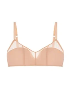 Samantha Chang Bras Jet Set Mesh Lightly Lined Bandeau Bra