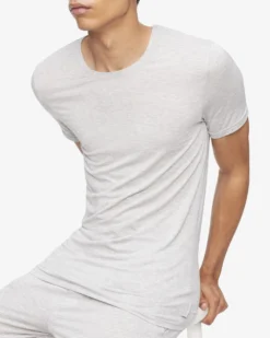 Calvin Klein Ultra Soft Modern Short Sleeve Crew Neck Tee Chevron Down Icon