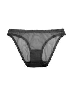 OnGossamer Underwear Solid Mesh Hip Bikini