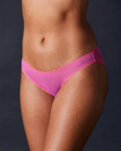 OnGossamer Solid Mesh Hip Bikini OnGossamer