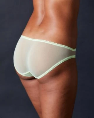 OnGossamer Solid Mesh Hip Bikini OnGossamer 4 OnGossamer Solid Mesh Hip Bikini OnGossamer