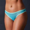 OnGossamer OnGossamer Solid Mesh Hip Bikini 1 OnGossamer OnGossamer Solid Mesh Hip Bikini
