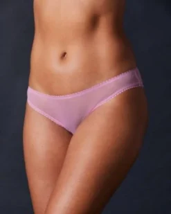 OnGossamer Solid Mesh Hip Bikini