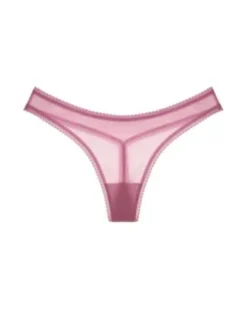 OnGossamer Solid Mesh Hip-G Thong