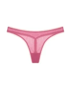 OnGossamer Solid Mesh Hip-G Thong