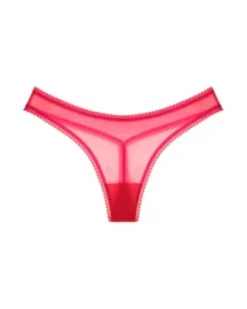 OnGossamer Solid Mesh Hip-G Thong Underwear