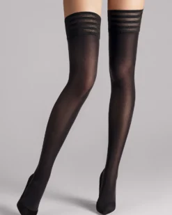 Wolford Velvet De Luxe 50 Opaque Stay-Up Hosiery