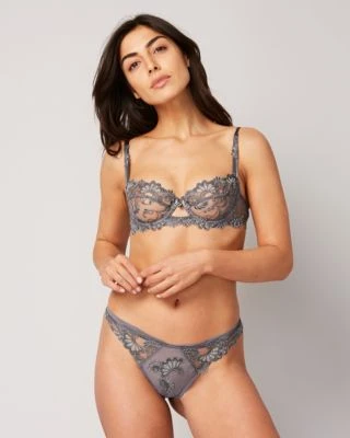 Lise Charmel DD+ Dressing Floral Demi Cup Bra 3 Lise Charmel DD+ Dressing Floral Demi Cup Bra