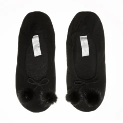 Arlotta Suede Ballet Slipper With Cashmere Lining