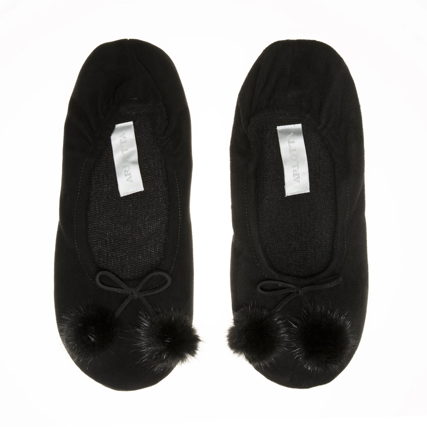 Arlotta Suede Ballet Slipper With Cashmere Lining 3 Arlotta Suede Ballet Slipper With Cashmere Lining